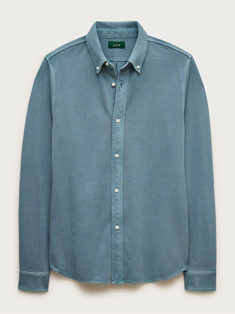J. Crew Men's Chambray Button-Down Shirt in Slate Blue